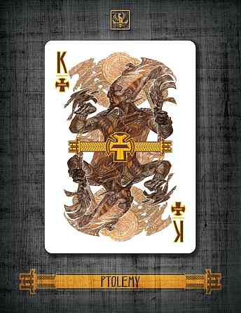 Игральные карты Egyptium, издание Sunny, покерный размер, 54 карты 63х88мм 