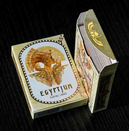 Игральные карты Egyptium, издание Sunny, покерный размер, 54 карты 63х88мм 