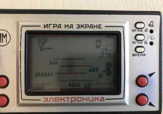 Электронная игра "Биатлон медведь" СССР 