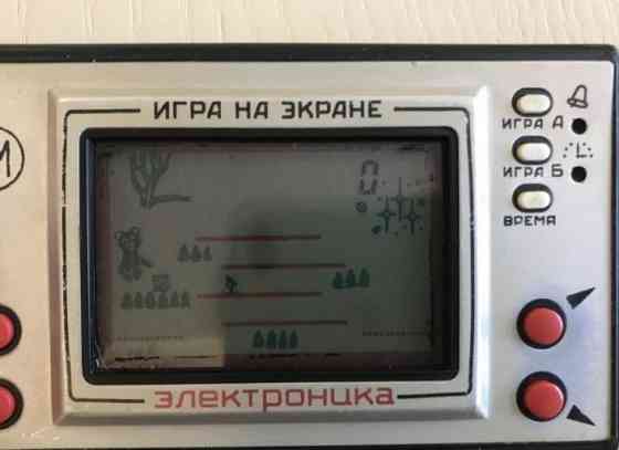 Электронная игра "Биатлон медведь" СССР 