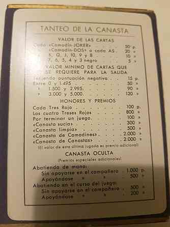 Колода винтажных карт Fournier Vitoria (SPAIN) 54 