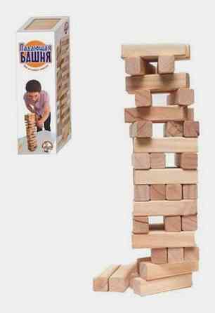 Настольная игра «Падающая башня» новый 