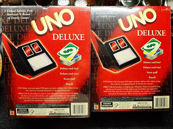 Uno Deluxe новая настольная игра США  - изображение 3