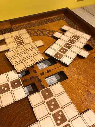 Настольная игра парчис (разборное поле) 