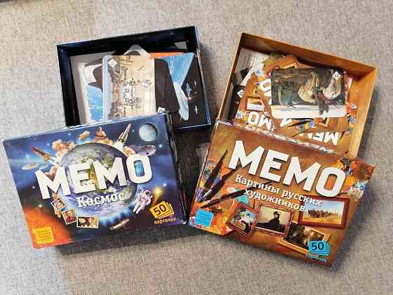 Настольная игра мемори 