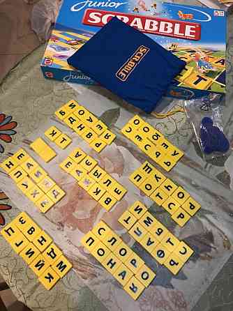 Scrabble Junior Скрабл для Детей 2 в 1 