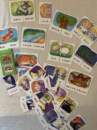 Карточки для английского fat cat 