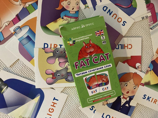 Карточки для английского fat cat  - изображение 1