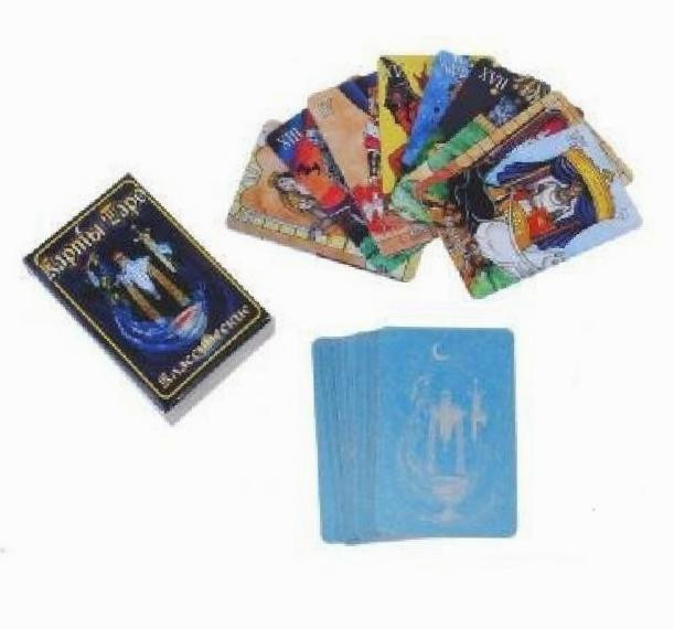 Карты Таро классическое гадальные, 78 карт, 6х9 см  - изображение 2