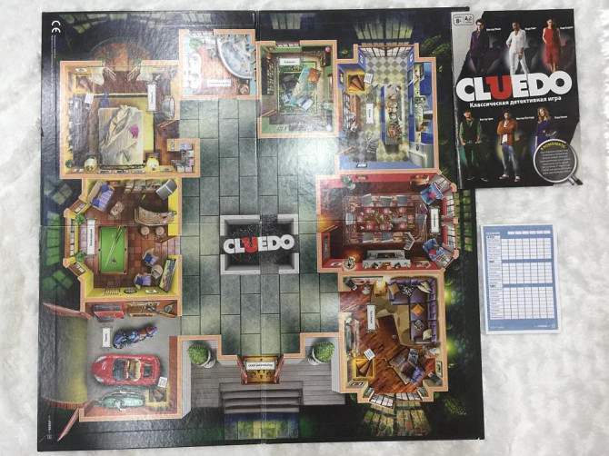 Настольная игра Cluedo элементы игры  - изображение 1