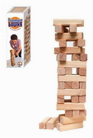 Настольная игра «Падающая башня» новый  - изображение 1