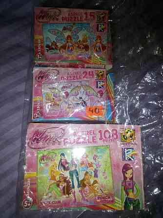 Пазлы Winx club 3 шт 