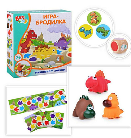Обучающая настольная игра "Бродилка" в коробке Бам  - изображение 2