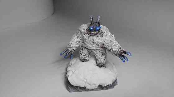 Йети миниатюра для d&d и нри 28mm фигурка 28мм 
