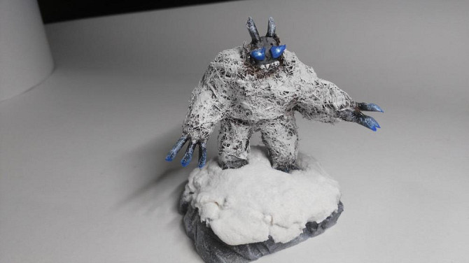 Йети миниатюра для d&d и нри 28mm фигурка 28мм  - изображение 2