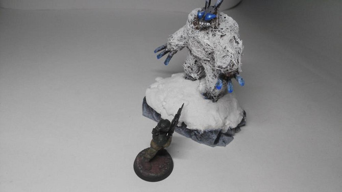 Йети миниатюра для d&d и нри 28mm фигурка 28мм  - изображение 3