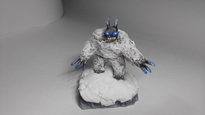 Йети миниатюра для d&d и нри 28mm фигурка 28мм  - изображение 1