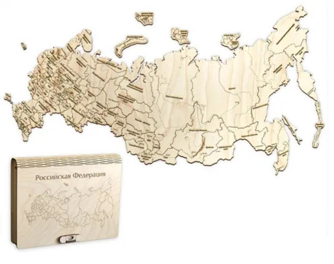 Пазл-карта России  - изображение 1