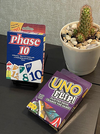 Настольная карточная игра PHASE 10 + UNO FLIP  - изображение 1