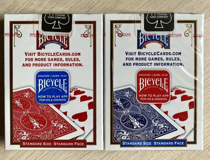 Игральные карты Bicycle Standard Blue / Red  - изображение 2