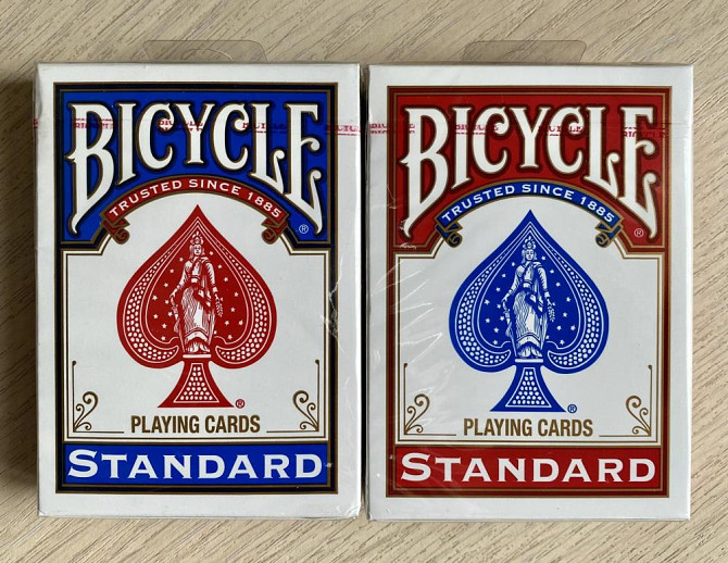 Игральные карты Bicycle Standard Blue / Red  - изображение 1