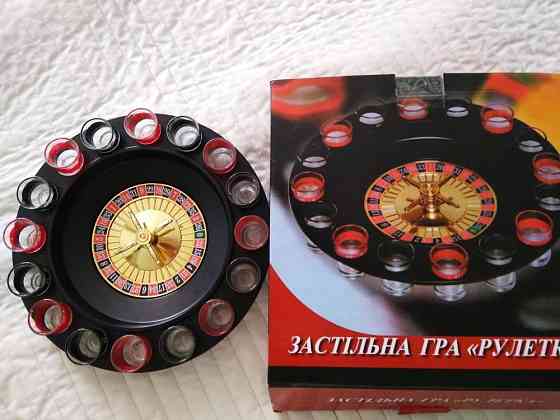 ИГРА НАСТОЛЬНАЯ"ПЬЯНАЯ РУЛЕТКА"16РЮМОК 