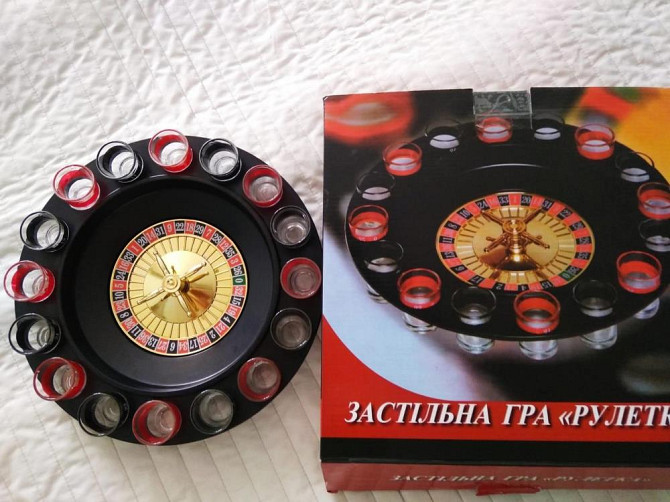 ИГРА НАСТОЛЬНАЯ"ПЬЯНАЯ РУЛЕТКА"16РЮМОК  - изображение 1