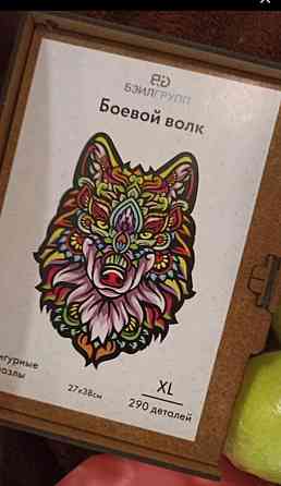 Деревянный пазл новый 