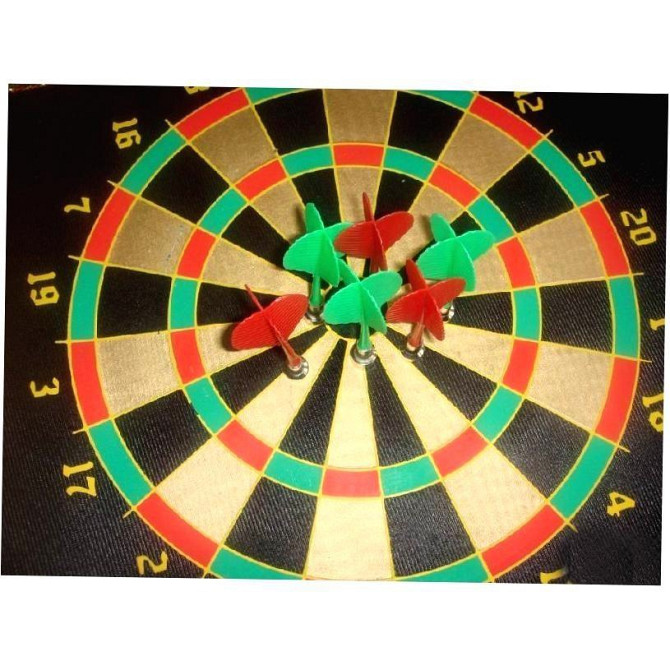 Дартс с магнитным полотном 15 дюймов новый  - изображение 4