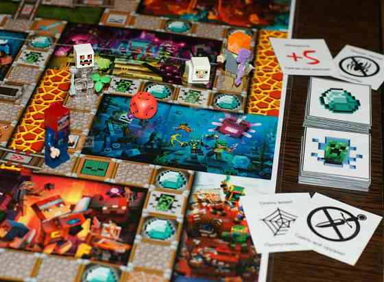 Настольная игра-бродилка по мотивам Майнкрафт 