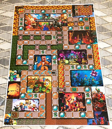 Настольная игра-бродилка по мотивам Майнкрафт  - изображение 1