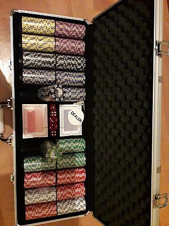 Набор для покера 300 фишек с номиналом  - изображение 1