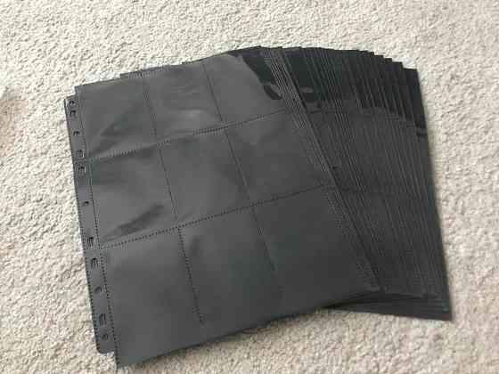 Листы с кармашками для карт 30 шт 