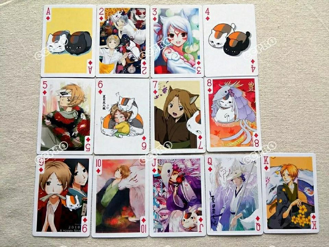 Игральные карты аниме Тетрадь дружбы Нацумэ  - изображение 2