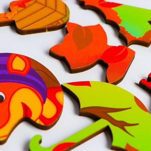 Фигурный деревянный пазл "Осенний день"  - изображение 2