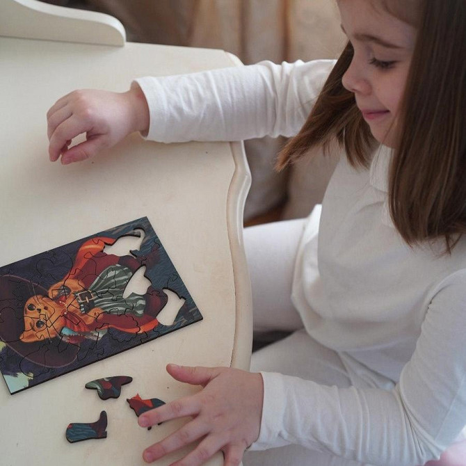 Фигурный деревянный пазл "Кот в сапогах"  - изображение 1