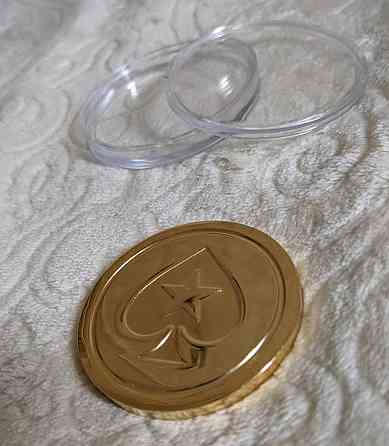 Кард-протектор PokerStars StarsCoin латунь 