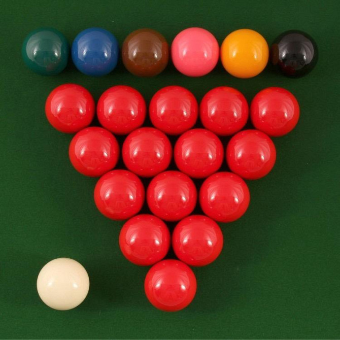 5 шт. Шары для Снукера "Standard Snooker" 52,4 мм  - изображение 1