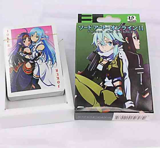 Игральные карты из аниме "мастера меча онлайн" 