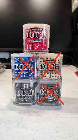 Warhammer кубы 