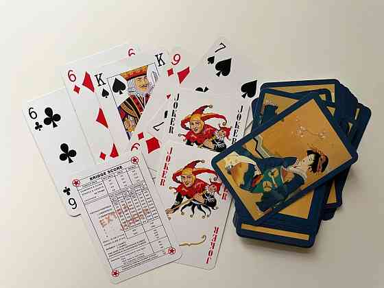 Игровые карты в японском дизайне 