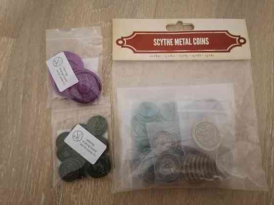 Металлические монеты к игре Серп + промо 2 и 50 