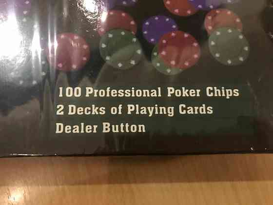 Покер новый на 100 фишек 