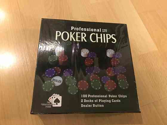 Покер новый на 100 фишек 