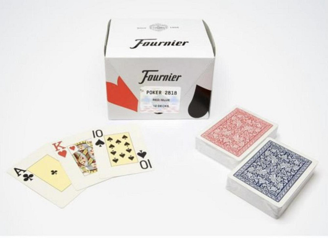 Карты игр для покера Фурнье Fournier 2818 plastic  - изображение 1
