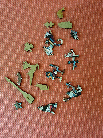 Деревянный пазл woody лесная сова  - изображение 3