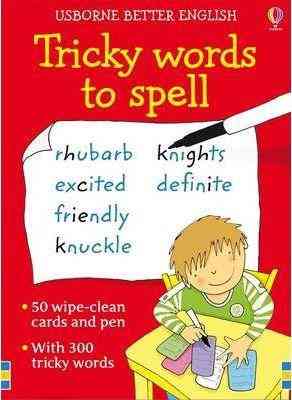TRICKY WORDS TO SPELL (FLASHCARDS + PEN) 