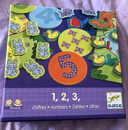 Новая игра Djeco eduludo Цифры Развивающая игра 