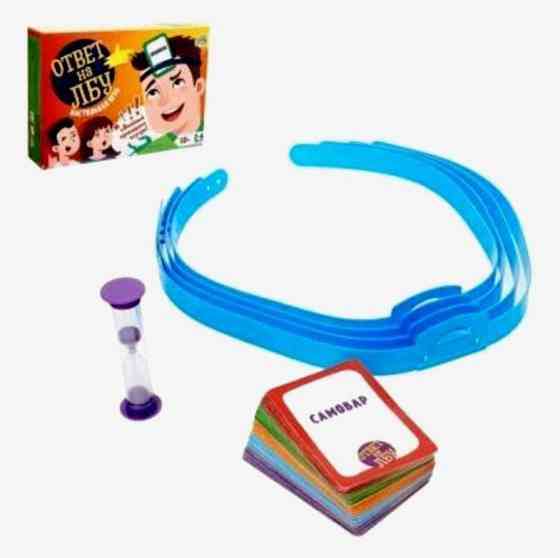 Настольная игра на угадывание слов «Ответ на лбу» 