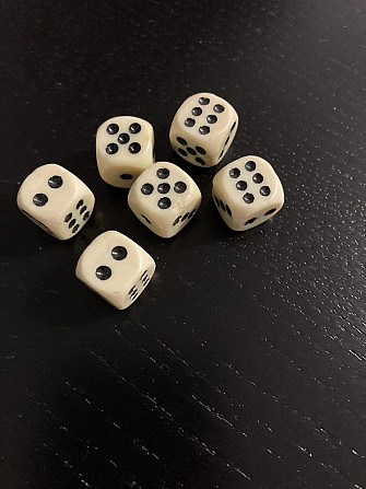 Кубики игральные 6 шт  - изображение 3